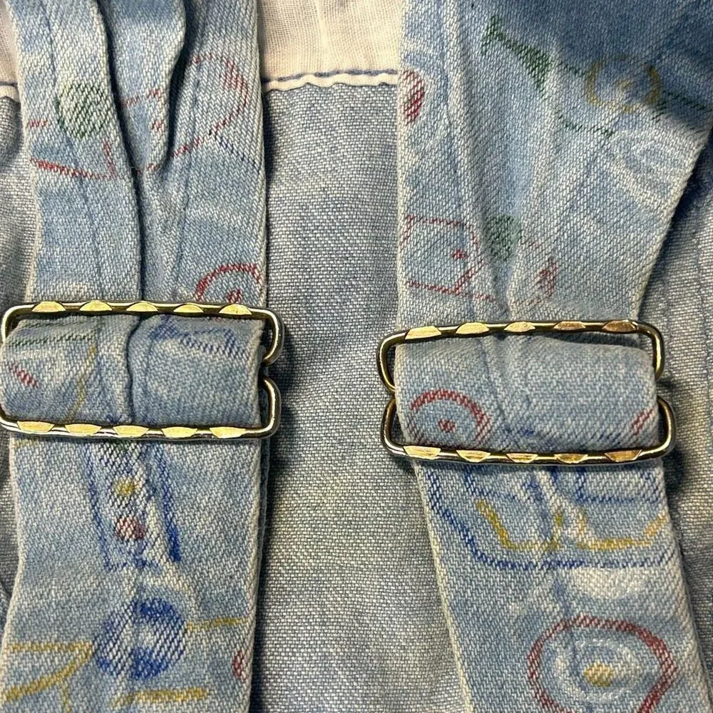 Vintage OshKosh B’Gosh Vestbak Bib Overalls 2T Vehicles